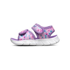 Skechers Slip Resistant Cushioning Low Top Toddler Shoes Pink Purple Infant And Toddler Pink/Lavender, 23