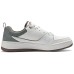 Skechers Cushioned Slip Resistant Low Top Casual Shoes Men's White Cyan White Cyan, 41