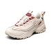Skechers D Lites Low Top Running Shoes Beige/Red 42