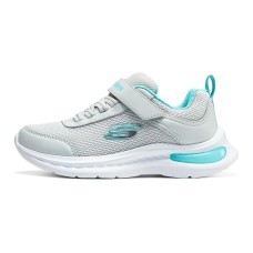 Skechers Anti Slip Wear Resistant Low Top Kids' Running Shoes Gray Green Kids' Gray Green, 35