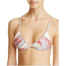 Tularosa 260375 Women's Triangle Smocked Adjustable Straps Bikini Top Size M