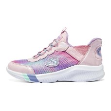 Skechers Girls Hands Free Slip-Ins Wear-Resistant Kids Lifestyle Shoes Pink Teenagers Розовый, 36