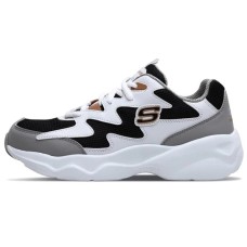 Skechers D'lites Airy 'Black White Grey' Women's 35