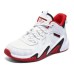 Skechers Anti-Slip Wear-Resistant Low-Top Children's Basketball Shoes White Red Teenagers white red, 36