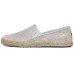 Skechers Flexpadrille Espadrilles Lightweight And Breathable Low Top Skateboard Shoes Women's Natural 40