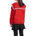 Skechers New Year Sweater Red Background With Auspicious Pattern All Over Print Teenagers Red Background with Auspicious Pattern All over Print/03PQ, 130