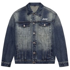 Jeep Denim Jacket Unisex Nano Blue Nano Blue, M