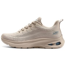 Skechers Anti-Slip And Wear-Resistant Breathable Low-Top Casual Shoes Women's Tan Бежевый, 36.5