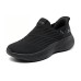 Skechers Cushioning Anti-Slip Wear-Resistant Breathability Low-Top Casual Shoes Women's Black Черный, 36
