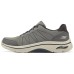 Skechers Go Walk Arch Fit Slip-Resistant Low-Top Casual Shoes Men's Gray Серый Белый, 41