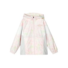 Skechers Kids Windbreaker Jackets Tender foundation stone pattern full print / 03PU, 130