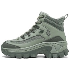 Skechers DIGHTON Durable Breathable High-Top Casual Shoes Women's Olive Green Зеленый, 38