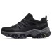 Skechers Breathable Low-Top Hiking Shoes Men's Black Черный, 42