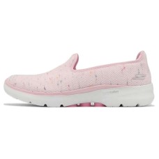 Skechers Go Walk 5 Cushioning Wear-Resistant Low-Top Casual Shoes Women's Pink Розовый, 39