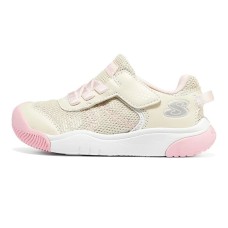 Skechers Lightweight Anti-Slip Low-Top Toddler Shoes Beige Pink Infant And Toddler Бежево-розовый, 22