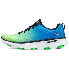 Skechers Cushioning Rebound Low-Top Casual Running Shoes Men's Green Blue зеленый/синий, 40