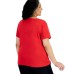 Майка Style & Co ScoopNeck Gumball Red, 4X