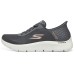 Skechers Go Walk Fle Anti-Slip Wear-Resistant Low-Top Running Shoes Men's Gray Серый, 42.5
