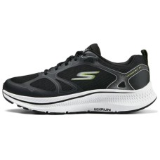Skechers Cushioning Wear-Resistant Low-Top Casual Running Shoes Men's Black White Черно-белый, 43.5