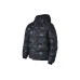 Skechers Sports Collection Down Jacket Men's Black Blue All Over Print Black and Blue All Over Print/037H, 2XL
