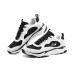 Skechers Lifestyle Arizin Cushioning Anti-Slip Wear-Resistant Breathability Low-Top Casual Shoes Men's Black White 41