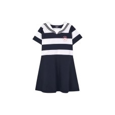 Skechers Hankou No. 2 Factory Joint Series Children's Dress Kids' Dark Blue Spelled White Thick Stripes Navy blue spell white thick stripes /02TT, 160