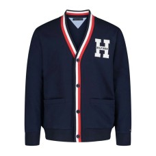 Big Boys Tommy Terry Cardigan Sweater Синий, L (14/16)