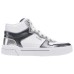 Skechers Court Classics Anti-Slip Wear-Resistant High-Top Skateboard Shoes Women's White Black Черно-белый, 35.5