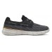 Skechers Cushioning, Wear Resistant Low Top Casual Shoes Men's Gray Black Серый черный, 41