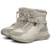 Skechers On The GO Fle Thermal Waterproof Abrasion Resistant Short Outdoor Boots Women's White Gray White gray, 36