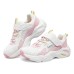 Skechers Girls Anti Slip Wear Resistant Low Top Kids Lifestyle Shoes White Pink Teenagers Белый Розовый, 32