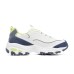 Skechers D'Lites 1.0 Chunky Sneakers Women's Low-Top White/Blue/Green white/blue/green, 35.5