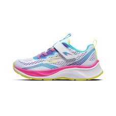 Skechers Slip Resistant And Breathable Low Top Kids' Running Shoes White Blue Red Teenagers Белый, 36