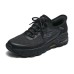 Skechers Cushioning Anti-Slip Wear-Resistant Breathability Low-Top Running Shoes Men's Black Черный, 41