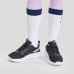 Skechers Slip-Resistant Cushioning Wear-Resistant Low-Top Kids' Running Shoes Black Purple Kids' Черно-фиолетовый, 27.5