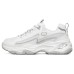 Skechers D'lites 4.0 Low Sneaker Gs White Women's 35.5