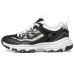Skechers I-Conik Cushioning Breathable Low-Top Running Shoes Women's Black White 36.5