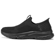 Skechers Slip Ins Anti-Slip Wear-Resistant Low-Top Casual Shoes Men's Black Черный, 40