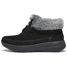 Skechers GO WALK Stability Durable Cushioning Knee-High Snow Boots Women's Black Черный, 39
