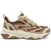 Skechers Street Anti-Slip Wear-Resistant Low-Top Chunky Sneakers Women's Brown Natural/Brown/NTBR, 38.5