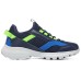 Skechers Razor Fle Slip Resistant Anti Kick Cushioning Kids Lifestyle Shoes Blue Green Teenagers 28.5
