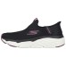 Skechers Max Cushioning Hands Free Slip-Ins Breathable Lightweight Low-Top Casual Shoes Women's Black Черный, 35