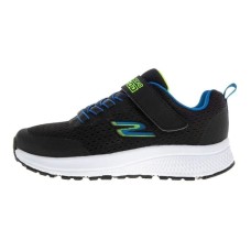 Skechers Go Run Consistent Cushioning Low Top Kids' Running Shoes Black Blue Kids' Black Blue, 30