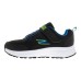 Skechers Go Run Consistent Cushioning Low Top Kids' Running Shoes Black Blue Kids' Black Blue, 30