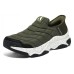 Skechers Slip Ins Cushioning Wear-Resistant Low-Top Casual Shoes Men's Olive Green Зеленый, 45
