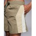 Bershka side panelled deatiled swimshorts in green Зеленый, L
