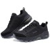 Skechers MEN'S GO Anti-Slip Wear-Resistant Low-Top Trekking Shoes Men's Black Черный, 41