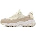 Skechers DLITES Anti-Slip Wear-Resistant Low-Top Chunky Sneakers Women's Khaki Зеленый, 35