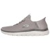 Skechers Summits Non slip Lightweight Low Top Casual Shoes Men's Taupe Серо-коричневый, 45