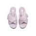 Skechers Arch Fit Rubber Sole Slip-Resistant Slide Slippers Women's Lavender 36